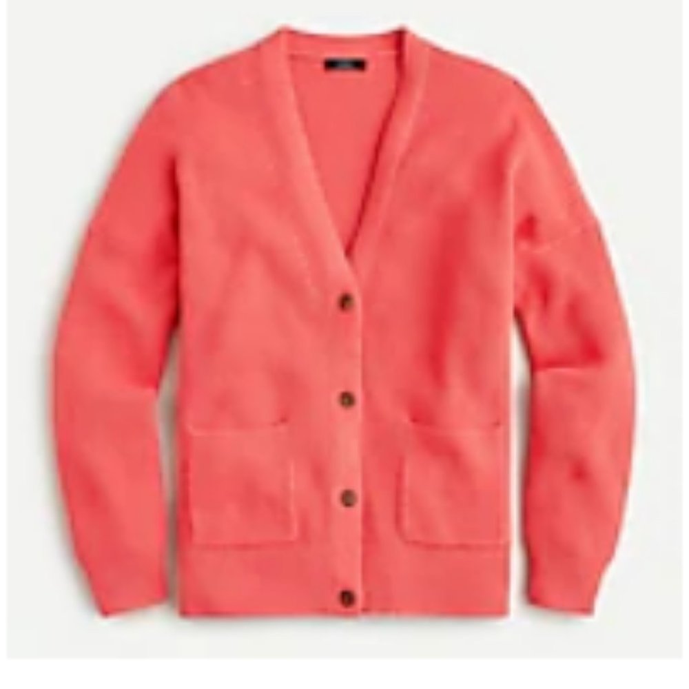 J. Crew NWT XL V-neck cotton-cashmere cardigan sweaters / SOLD